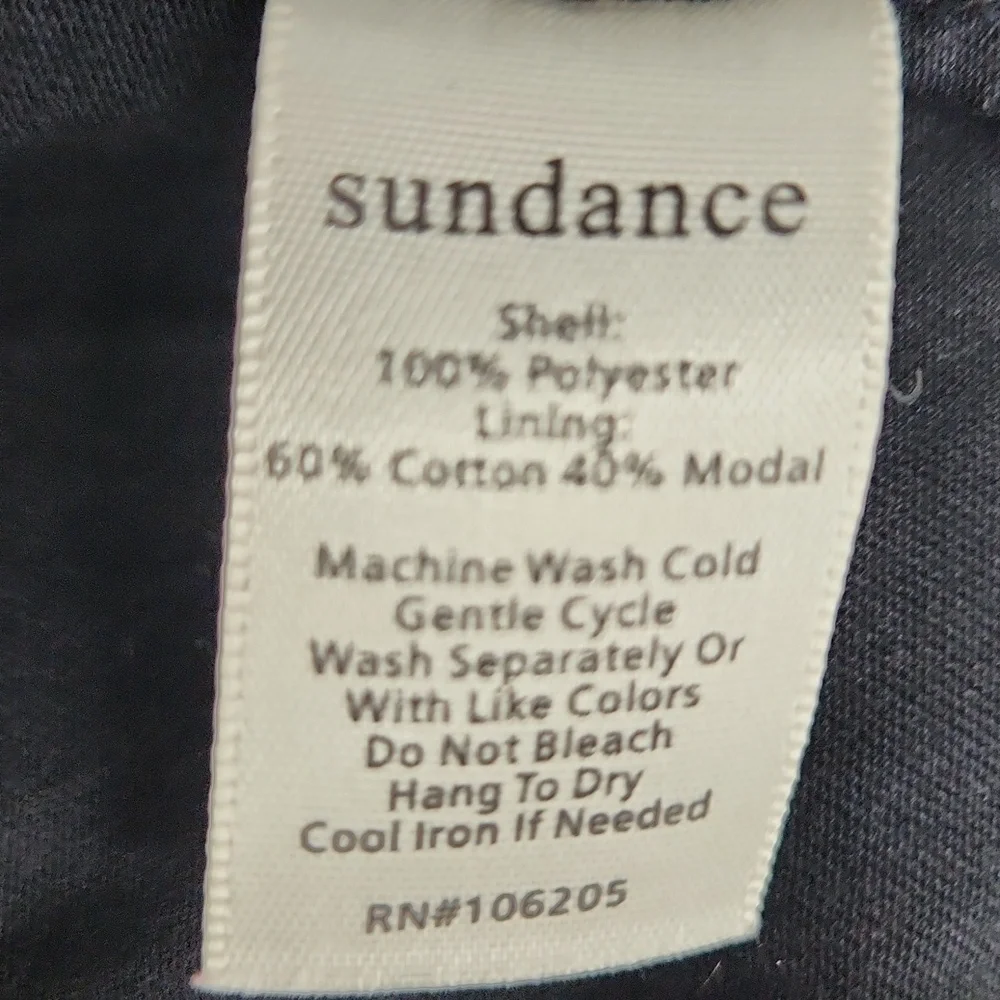 Sundance Bella Grace floral velvet lined top. - Picture 7 of 7